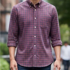 MEMBER'S MARK Men’s Cotton Poplin  Button Up Dress Shirt Size Medium NWT